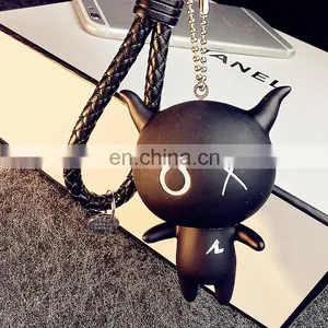 Korean Creative Cartoon Shape Keychain Leather Bag Accessory thumbnail-1
