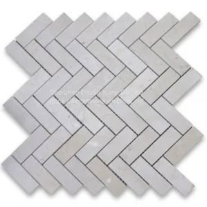 NEW Marble Mosaic Bathroom Floor Mosaic thumbnail-5
