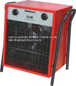 Industrial Air Forced Fan Heater 380V 15KW Yellow thumbnail-2