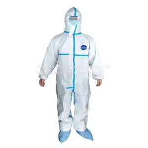 CE Custom Unisex Disposable Non-woven Work Safety Protective Suit thumbnail-3