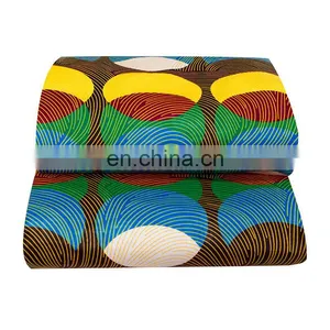2020 African Wax Prints Fabric 100% Cotton Wax Print Fabric African thumbnail-2