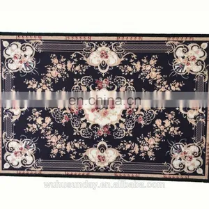 PRINTED SHORT PLUSH MAT - PERSIAN/PRAYER PATTERN DESIGN thumbnail-3