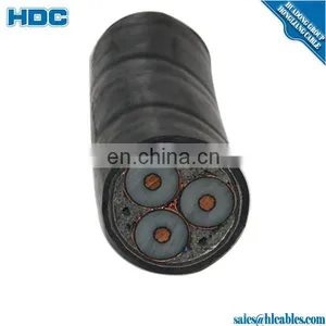 11kV Electric Power Cable Size Copper / Aluminum Conductor XLPE Insulated 3 Core 95mm2 Cable Factory thumbnail-6