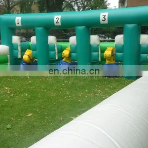 Outdoor Inflatable Horse Race Derby Game Party Wipeout Fun Games For Kids Adults thumbnail-6