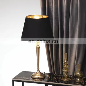Black Gold Classic Design Wholesale Cheap Energy Saving Lighting Metal LED Desk Lamp for Office thumbnail-3