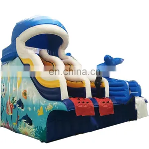 Cheap Commercial Grade Backyard Double Slide Pool Inflatable Water Slide Slides for Adults thumbnail-1