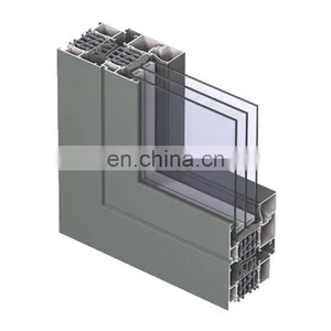 SHENGXIN Custom Good Quality Aluminum Profile Window And Door Section Casement Window Series thumbnail-2