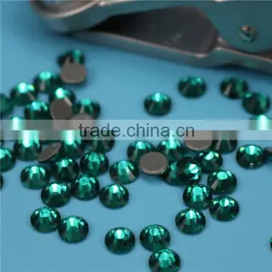 Top Quality Wholesale Blue Zircon Flatback Hotfix Crystal Strass for Dresses thumbnail-1