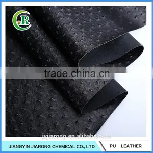 Ostrich Pattern Semi PU Leather for Suitcases thumbnail-4