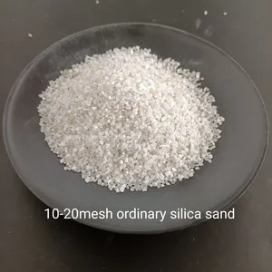 10-20mesh High Melting Point Ordinary Silica Sand Quartz Sand SIO 99.9% thumbnail-1
