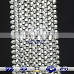 Stainless Steel Decorative Woven Spiral Net Curtain thumbnail-1