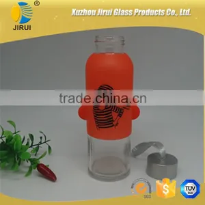 High Quality 350ml Sports Glass Water Bottle thumbnail-3