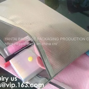 File Folder Paper Document Holder Receipts Organizer Zipper Storage Bag,Zipper Packs for School Office Stationery Slider thumbnail-1