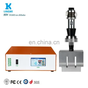 LINGKE More Stable 15kHz 2600w Sealing Ultrasonic Generator Welding System With Horn thumbnail-1