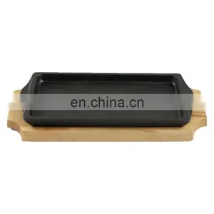 Cast Iron Frying Pan Rectangle Grill Pan thumbnail-4