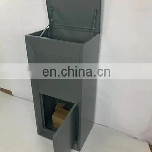 Wholesale Custom Outdoor Steel Metal Parcel Post Letter Mail Drop Delivery Box thumbnail-3