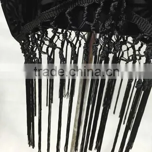 New Black Velvet Lace Sleeves Designs for Blouse thumbnail-4
