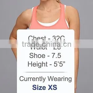 2015 China Manufacturer Customized Women Stertch Mesh Tank Top thumbnail-6