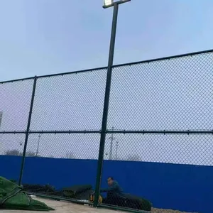 4-meter-high Tennis Court Protective Net, Customized by Youdun, With Optional Colors, Steel Wire Chain Link Isolation Fence Net thumbnail-4