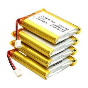 Hot Selling ZonYou Model 103048 Lithium Polymer Battery 3.7V 1500mAh With 500 Cycles Life for Consumer Electronics & Power Tools thumbnail-1