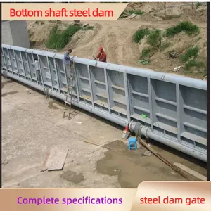 No Upper Groove Bottom Axis Steel Barrier Wind And Wave Resistant Temporary And Permanent Water Interception thumbnail-5