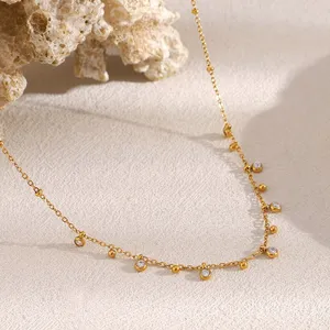 Custom 316L Stainless Steel Pendant Manufacturer - 18K Vacuum PVD Plated Necklace Chain Low MOQ Factory Price thumbnail-4
