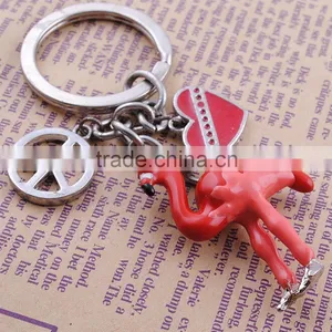 Key Ring Manufacturers Wholesale Pet Flamingo Keychain thumbnail-2