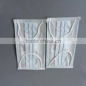 3-PLY Blue Ear Loop Disposable Nonwoven/PP Surgical Face Mask CE ISO FDA thumbnail-1
