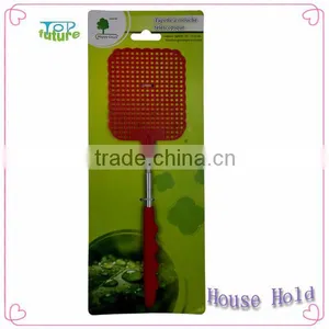 High Quality Stainless Steel Pole Plastic Telescoping Fly Swatter thumbnail-1