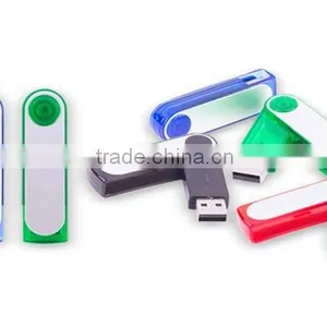 Plastic Rotate Flash Drive Swivel USB 2.0 Gifts for Company Promotion thumbnail-1