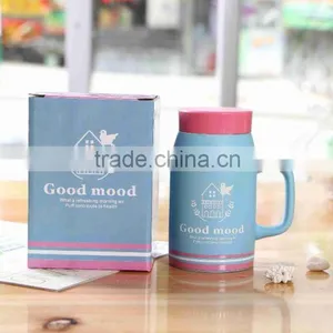 "Pinsun"ceramic Mug With Lid thumbnail-6