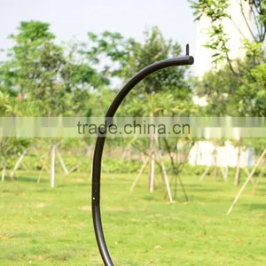 Indoor And Outdoor Swing Hammock Wrought Iron Sun Lounger With Canopy Balcony Swing Travel Sun Pool Lounger thumbnail-5