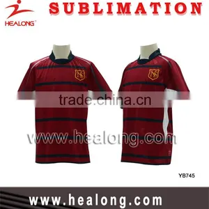 Wholesale Sublimation Custom American Rugby Shirt Jersey Quality Choice thumbnail-3