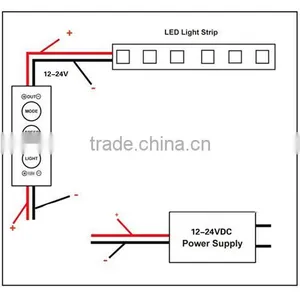 Dimmer Controller Switch Mini DC 12V 3 Key Controller For Single Color 5050 3528 5630 5730 3014 Led Strip Tape Led Lamps Light thumbnail-5