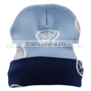 New Fashion Womens Winter Knitting Cap Jacquard Woman Winter Cap thumbnail-2