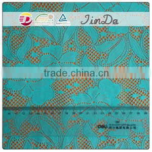 Factory Made Wholesale Green Lace Fabric With Best Price thumbnail-2