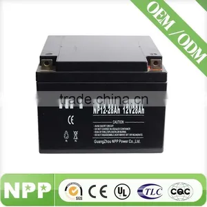 28 ah Solar Battery Deep Cycle Lead Acid Battery thumbnail-1