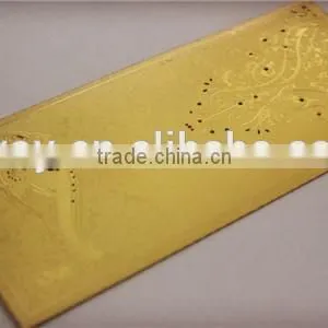 Various of Gold Foil Envelop Printing for Business Gift and Collection Wholesale/customed Gold Foil Envelopes thumbnail-1