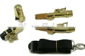 Beginner Use China Made Cheap Straight Soprano Saxophone, Gold Lacquer With Case thumbnail-5