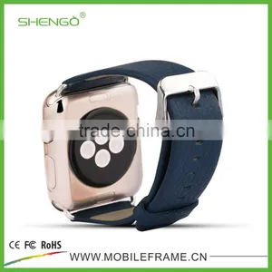 Shengo Hot Selling High Quality Leather Strap Watch Band for Apple Watch Quality Choice thumbnail-4