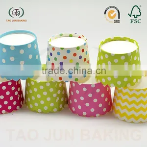 Disposable Food Grade Muffin Cups for Cake Dots Printed thumbnail-4