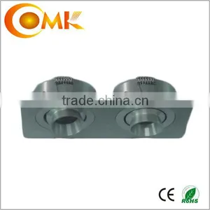 Zhongshan OEM 2*3W Aluminum LED Under Cabinet Downlight thumbnail-1
