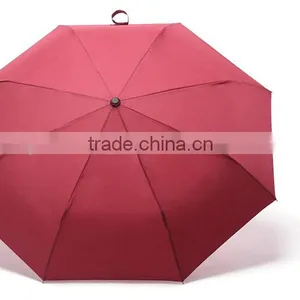 Customize Advertising 3Fold Full Auto Body Cheap Mini Outdoor Umbrella thumbnail-3
