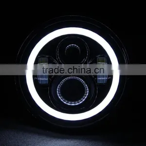 WEIKEN 7 Inch Led Headlight/Round Harley Led Headlight/Motorcycle Headlights thumbnail-4