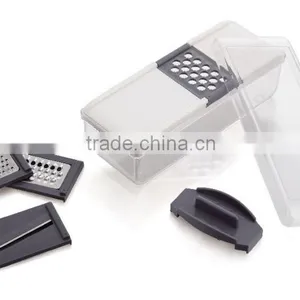 Plastic Box Grater With Cover and Storage Space for Vegetable Shred thumbnail-2