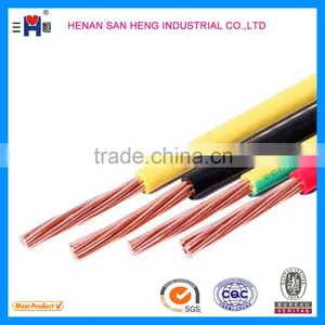 600V Single Core Cu/pvc 600v Insulated Pvc Copper Strand TW THW Cable Wire thumbnail-5