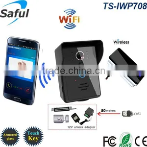 Wireless Remote Control Wifi Doorbell Video Wireless Video Door Phone Intercom System thumbnail-1