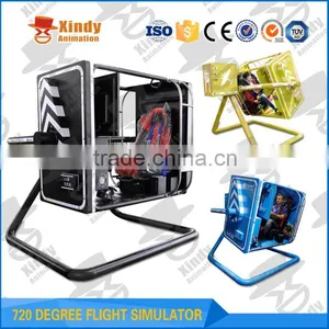 Game Hall Equipment Flight Simulator for Sale 360 Degree Flight Simulator Car Driving Simulator Supplier's Choice thumbnail-1