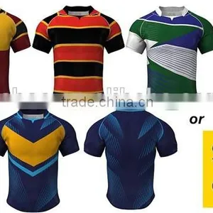 Design Your Own Rugby Jersey Stripe Multicolor thumbnail-2