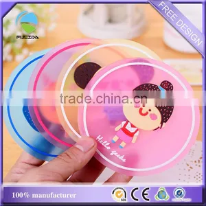 10cm Colorful Market Gifts Round Transparent Rubber Silicone Beer Holder Coaster thumbnail-5